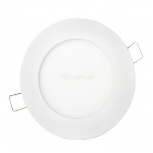 Світильник точковий врізний 6Вт коло 6400К LED-R-120-6, Евросвет