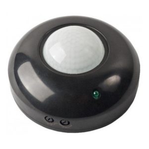 Датчик руху SO-01 накладний 360° чорний IP20, Евросвет