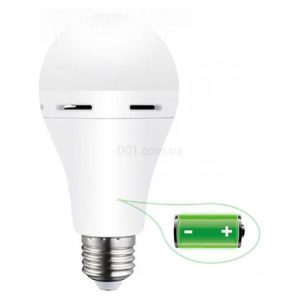 Лампа акумуляторна Е27 LED АС7W DC3W 6400К SL-EBL-802, Евросвет