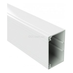 Кабель-канал із кришкою ТА-GN 100×80 мм з направляючими білий, DKC (БДК)