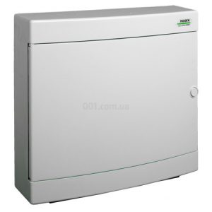 Щиток модульний PNS 2x18W з білими дверцятами настінний IP40 2×18 модулів, NOARK