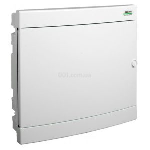 Щиток модульний PNF 2x18W з білими дверцятами врізний IP40 2×18 модулів, NOARK