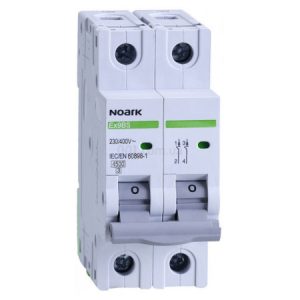 Модульний автоматичний вимикач Ex9BS 4,5kA хар-ка C 6A 2P, NOARK