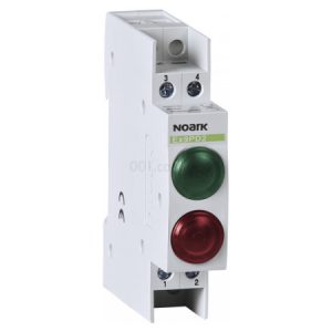 Індикатор модульний Ex9PD2gr 230V AC/DC 1 зелений LED і 1 червоний LED, NOARK