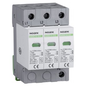 Обмежувач перенапруги Ex9UE1+2 клас 1+2 (B+C) 12,5кА 275V/AC 3P, NOARK