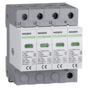 Обмежувач перенапруги Ex9UE1+2 клас 1+2 (B+C) 12,5кА 275V/AC 4P, NOARK
