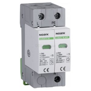 Обмежувач перенапруги Ex9UE2 клас 2 (C) 20кА 275V/AC 1+N полюс, NOARK