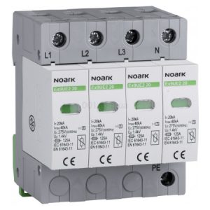 Обмежувач перенапруги Ex9UE2 клас 2 (C) 20кА 275V/AC 4P, NOARK