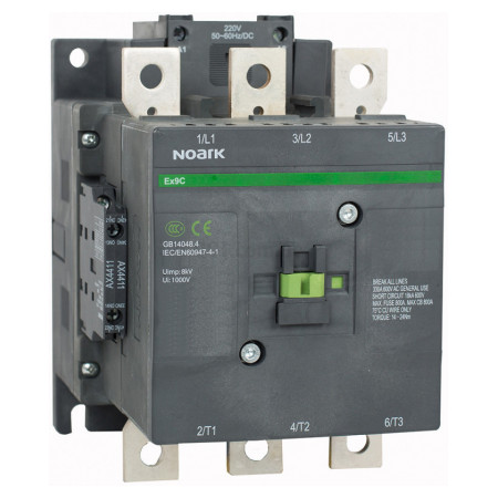 Контактор Ex9C265 22 3P 230V AC/DC 265A AC-3 2НВ+2НЗ, NOARK