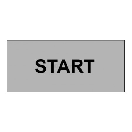 Наклейка Ex9P1 S S8 (START) для шильдика Ex9P1 S SH, NOARK