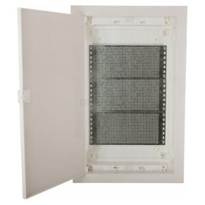 Щит металопластиковий ECG42 MEDIA-PO (перфорована панель, пластикові білі дверцята), ETI