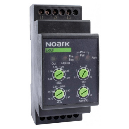 Реле Ex9JP-4 AC400V (низька/висока напруга, обрив фаз), NOARK