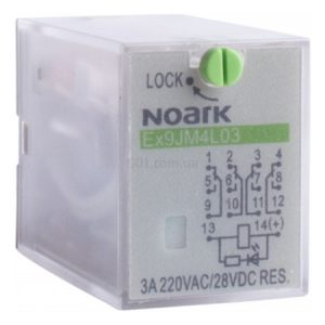 Реле проміжне Ex9JM4L03 110VAC 4CO 3A 110V/AC, NOARK