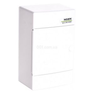 Щиток модульний PNS 4W з білими дверцятами настінний IP40 1×4 модулі, NOARK
