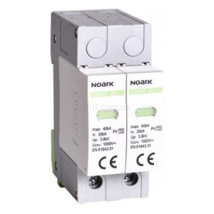 Обмежувач перенапруги Ex9UEP 20 2P 600 (N) клас ІІ 20кА 600V DC для не заземлених PV систем, NOARK