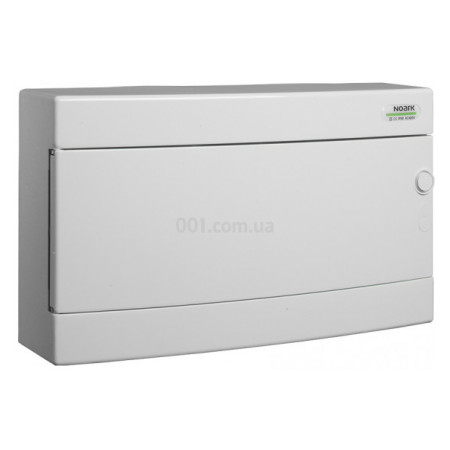 Щиток модульний PNS 1x24W з білими дверцятами настінний IP40 1×24 модулі, NOARK