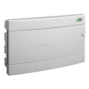 Щиток модульний PNF 1x24W з білими дверцятами врізний IP40 1×24 модулі, NOARK