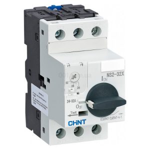 Автоматичний вимикач захисту двигуна NS2-32X 24-32A з поворотною ручкою, CHINT