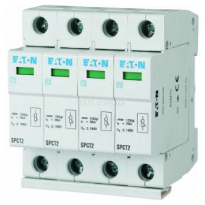 Обмежувач імпульсних перенапруг (ПЗІП) SPCT2-460/4 4P 460В 20кА, Eaton