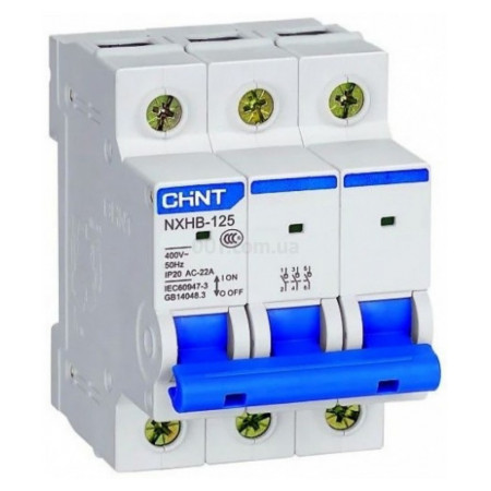 Вимикач модульний NXHB-125 3P 125A, CHINT