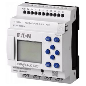 Програмоване реле (ПЛК) EASY-E4-UC-12RC1 8 вх./4 вих. 12В/DC 24В AC/DC дисплей+клавіатура, Eaton
