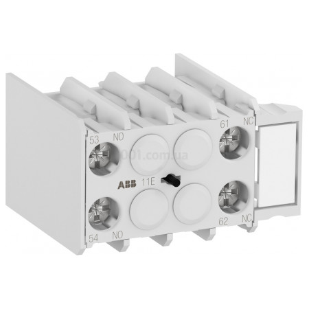 Блок додаткових контактів MACN211AT фронтальний 1НВ+1НЗ для MC/MCR, ABB