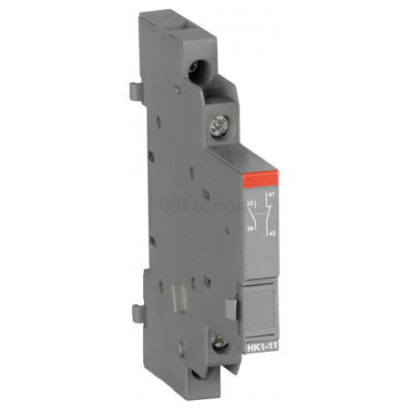 Контакт додатковий бічний HK1-02 2НЗ до MS116/MS132/MS165, ABB