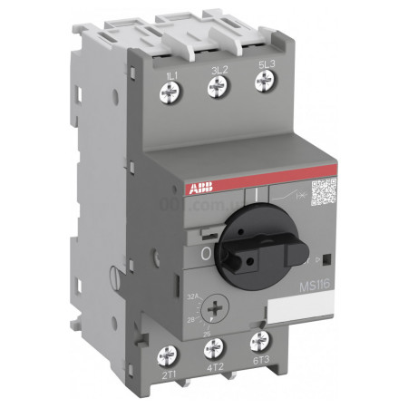 Автомат захисту двигуна (АЗД) MS116-32 25...32А, ABB