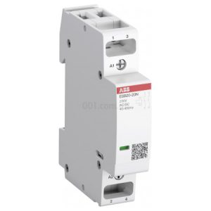 Контактор модульний ESB20-20N-06 20A 230V AC/DC 2NO, ABB