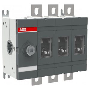 Вимикач-роз'єднувач OT250E03 3P 250А розривний (1-0) без рукоятки та штока, ABB