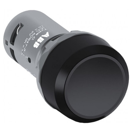 Кнопка без фіксації 1НВ чорна CP1-10B-10, ABB