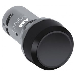 Кнопка без фіксації 1НВ+1НЗ чорна CP1-10B-11, ABB