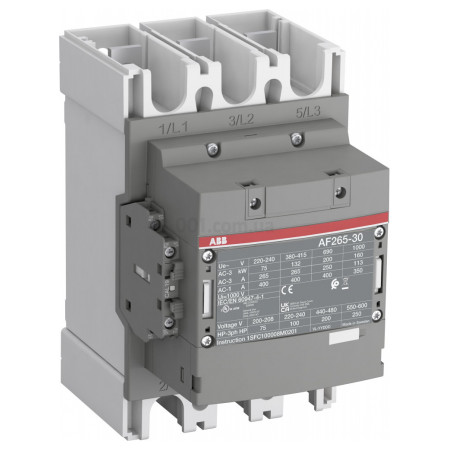 Контактор AF265-30-11-13 265А 100-250В AC/DC 1НВ+1НЗ, ABB