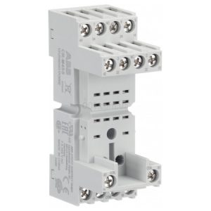 Цоколь CR-M4SS для проміжних реле CR-M (2CO/4CO), ABB