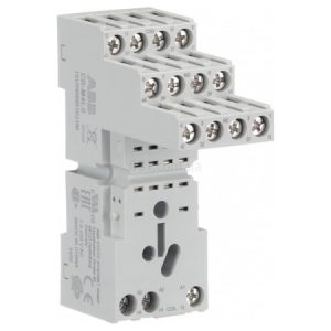 Цоколь CR-M4LS для проміжних реле CR-M (2CO/4CO), ABB