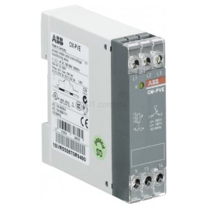 Реле контролю напруги CM-PVE 3-фазне 185-265В AC (фазна) / 320-460В AC (лінійна), ABB
