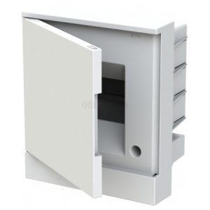 Корпус пластиковий BEF401204 вбудовуваний на 4 модулі (непрозорі двері) basic E, ABB