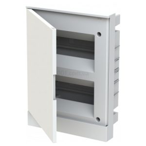 Корпус пластиковий BEF401216 вбудовуваний на 16 модулів (непрозорі двері) basic E, ABB