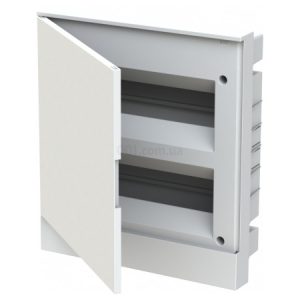 Корпус пластиковий BEF401224 вбудовуваний на 24 модулі (непрозорі двері) basic E, ABB