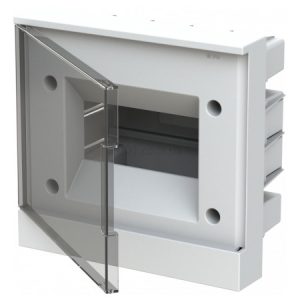 Корпус пластиковий BEF402206 вбудовуваний на 6 модулів (прозорі двері) basic E, ABB
