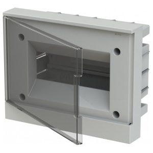 Корпус пластиковий BEF402208 вбудовуваний на 8 модулів (прозорі двері) basic E, ABB