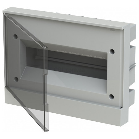 Корпус пластиковий BEF402212 вбудовуваний на 12 модулів (прозорі двері) basic E, ABB