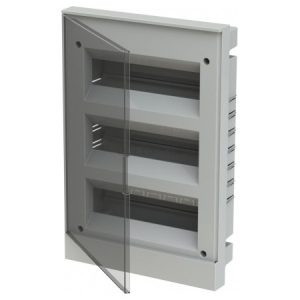 Корпус пластиковий BEF402236 вбудовуваний на 36 модулів (прозорі двері) basic E, ABB