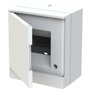 Корпус пластиковий BEW401204 накладний на 4 модулі (непрозорі двері) basic E, ABB