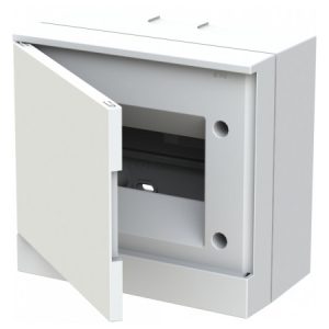 Корпус пластиковий BEW401206 накладний на 6 модулів (непрозорі двері) basic E, ABB