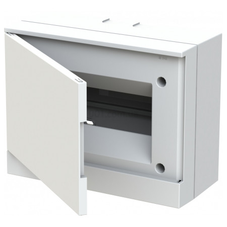 Корпус пластиковий BEW401208 накладний на 8 модулів (непрозорі двері) basic E, ABB