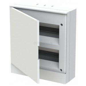 Корпус пластиковий BEW401224 накладний на 24 модулі (непрозорі двері) basic E, ABB