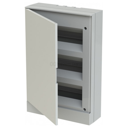 Корпус пластиковий BEW401236 накладний на 36 модулів (непрозорі двері) basic E, ABB