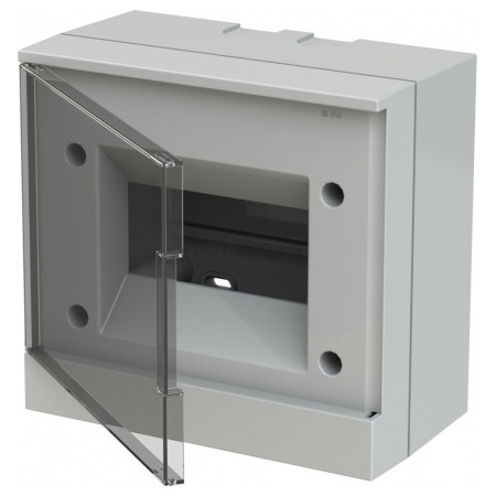 Корпус пластиковий BEW402206 накладний на 6 модулів (прозорі двері) basic E, ABB