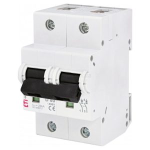 Автоматичний вимикач ETIMAT 10 (20кА) 2P 80 А хар-ка D, ETI